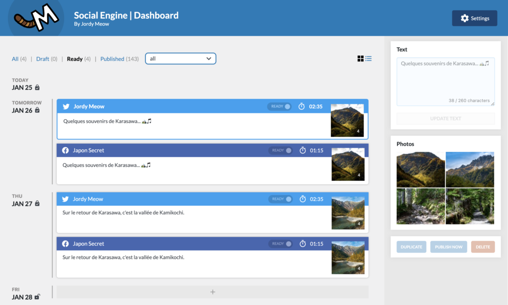 Social Engine for WordPress
